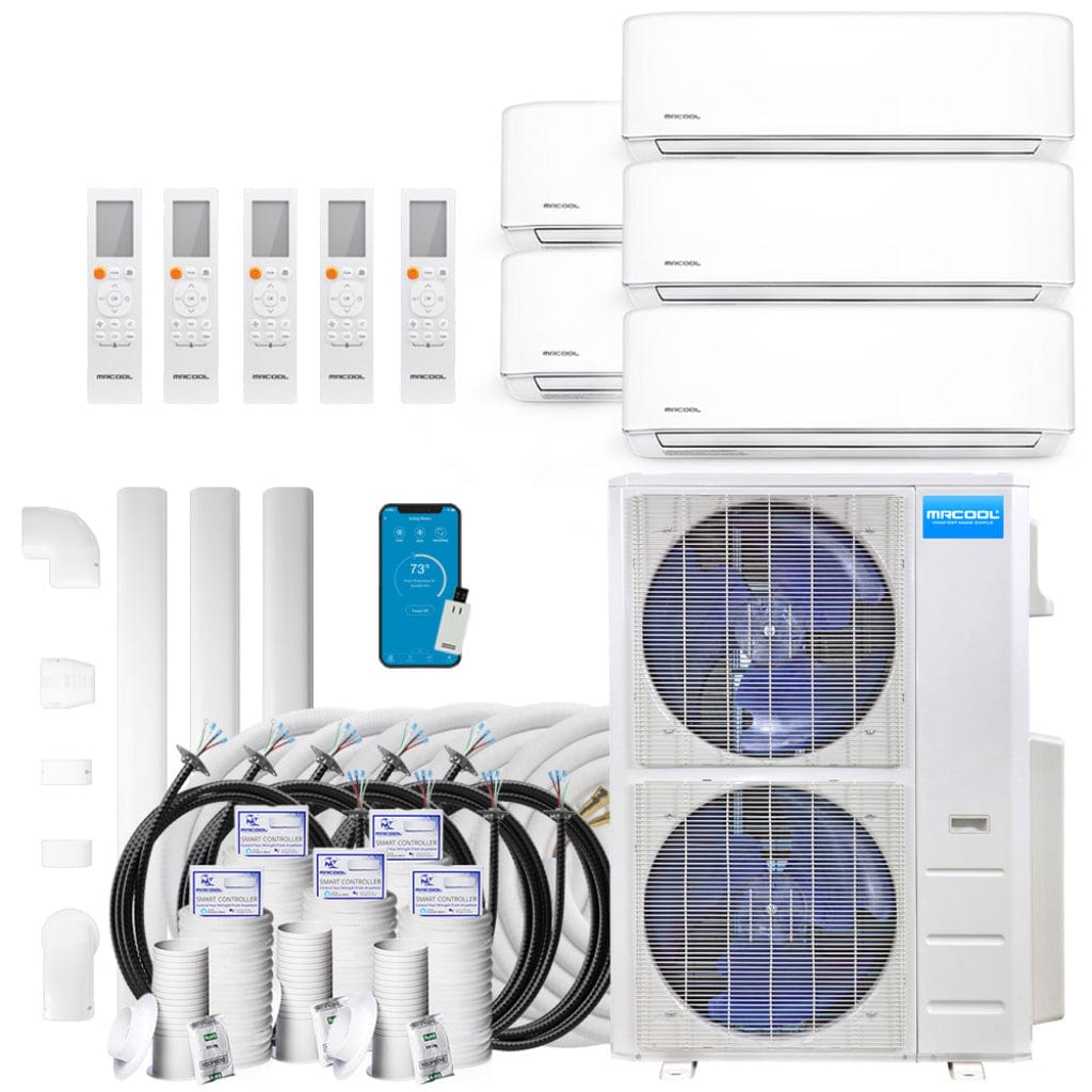 DIY-MULTI5-48HP230C MRCOOL DIY 4th Gen Multi-Zone 5-Zone 230 Volt Condenser | 48K BTU | 20.5 SEER | Ductless Condenser