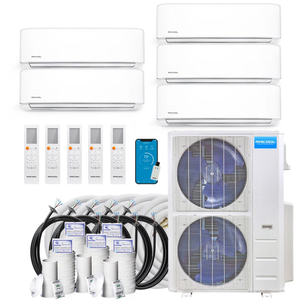 DIY-MULTI5-48HP230C MRCOOL DIY 4th Gen Multi-Zone 5-Zone 230 Volt Condenser | 48K BTU | 20.5 SEER | Ductless Condenser