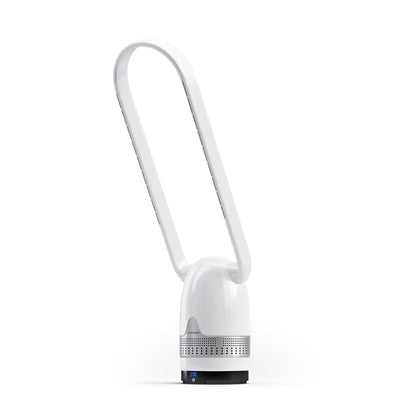 MRFAN38PLOAG MRCOOL MrBreeze Silver Oval Bladeless Fan and Air Purifier