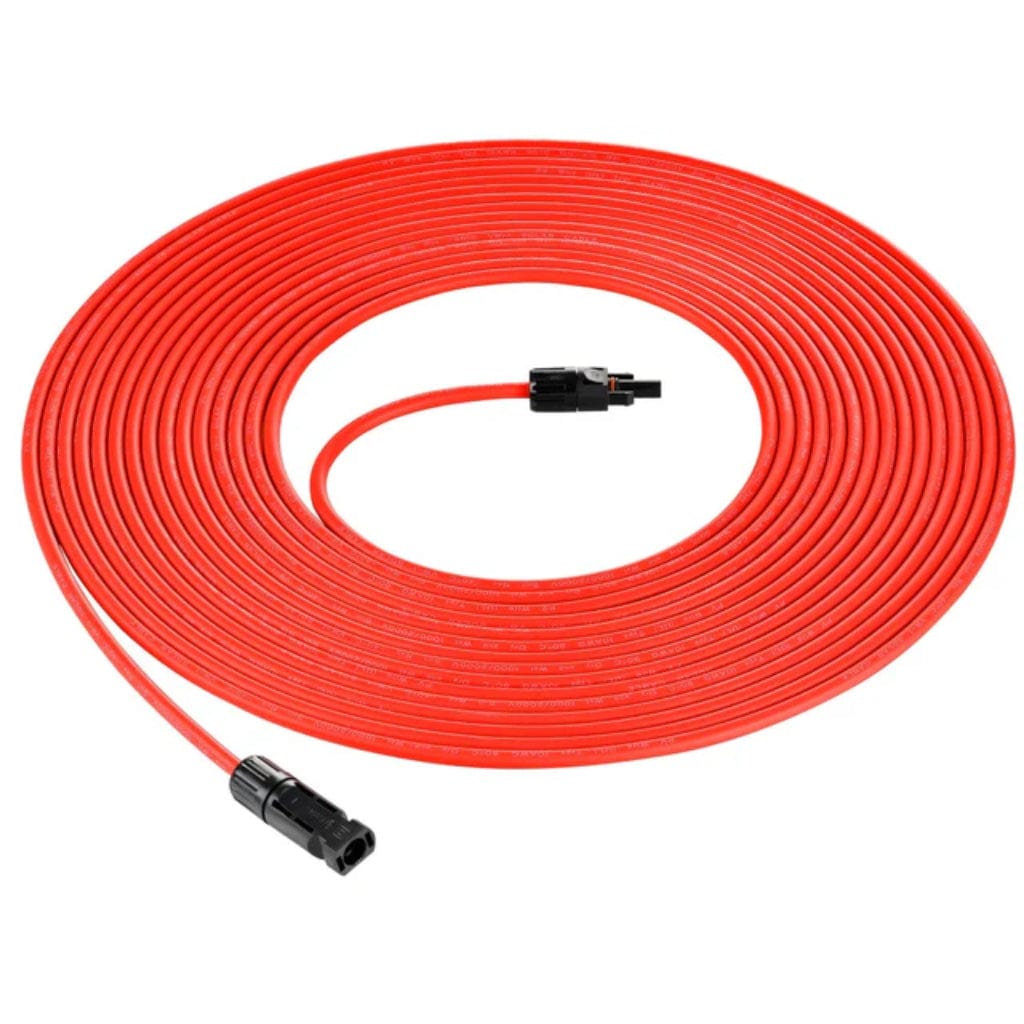 Rich Solar 10 Gauge (10AWG) Solar Panel Extension Cable Wire with Solar Connectors