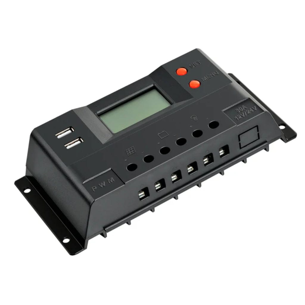 RS-PWM30P Rich Solar 30 Amp PWM Solar Charge Controller | LCD Monitor | RS485 Communication Port