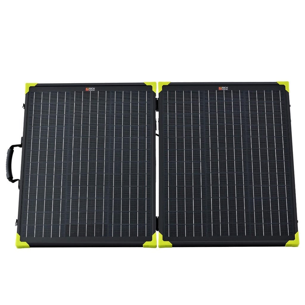 RS-X100B Rich Solar Mega 100 Watt Monocrystalline Solar Panel Briefcase | ETL Certified | Portable & Foldable Solar Panel