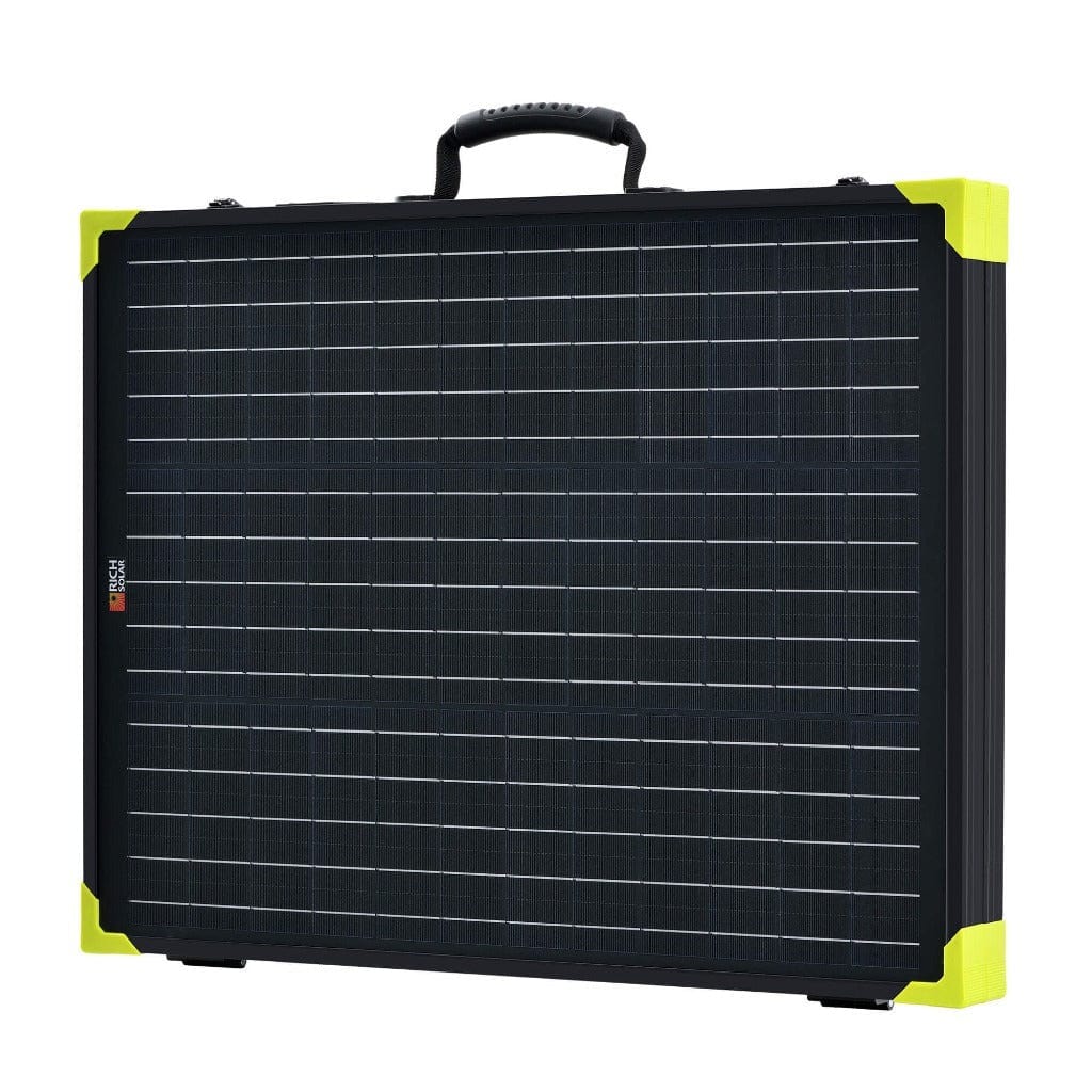 RS-X100B Rich Solar Mega 100 Watt Monocrystalline Solar Panel Briefcase | ETL Certified | Portable & Foldable Solar Panel