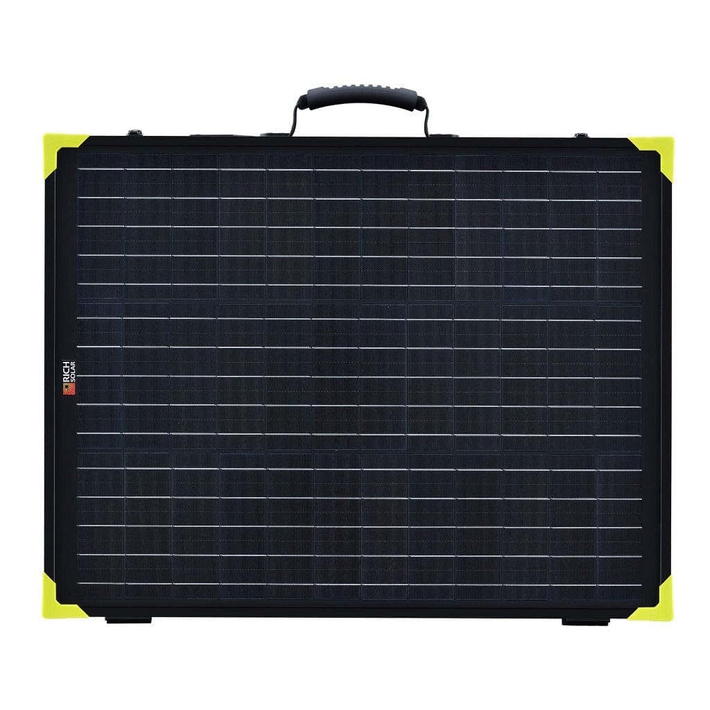 RS-X100B Rich Solar Mega 100 Watt Monocrystalline Solar Panel Briefcase | ETL Certified | Portable & Foldable Solar Panel