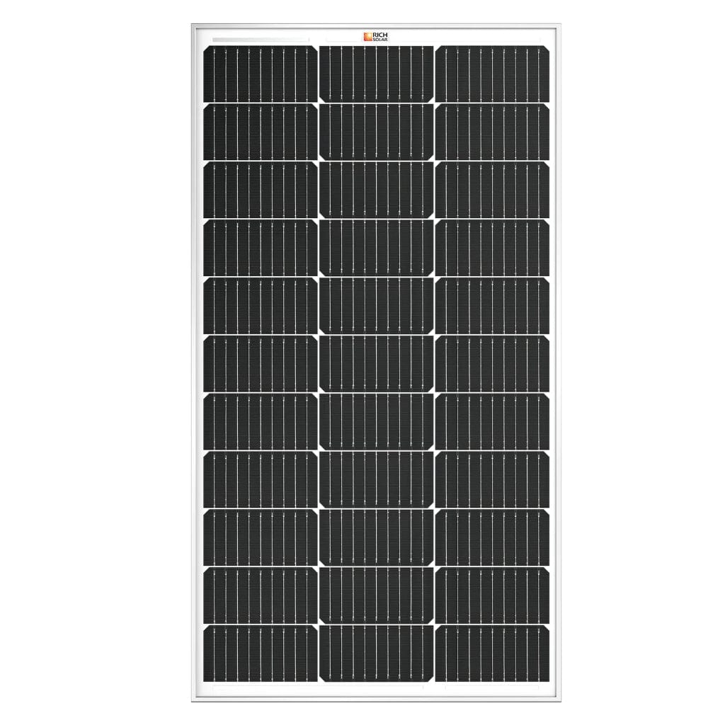 RS-M100 Rich Solar Mega 100 Watt Monocrystalline Solar Panel | IP65 & IP67 Rated | ETL Certified | Off Grid Solar Panel