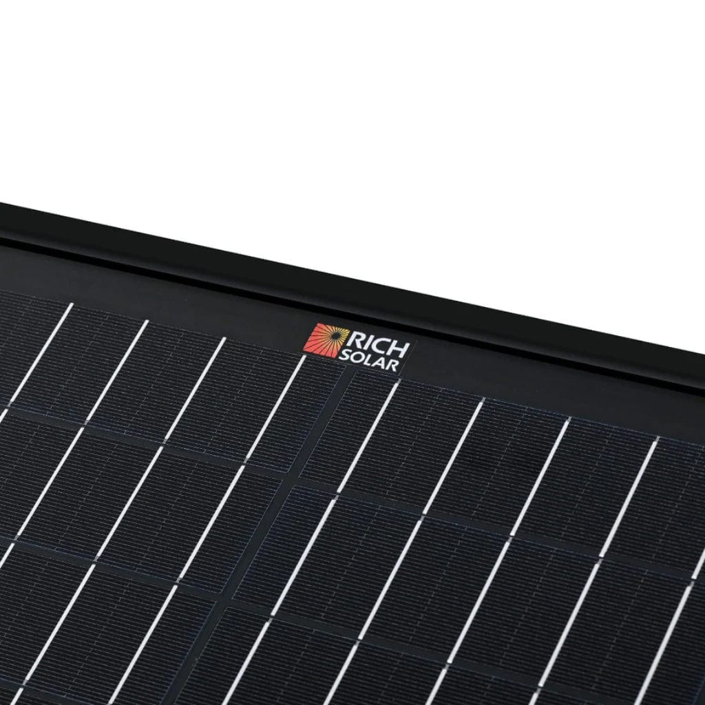 Rich Solar Mega 100W / 200W Portable Briefcase Solar Panel | 12V | Monocrystalline | Foldable