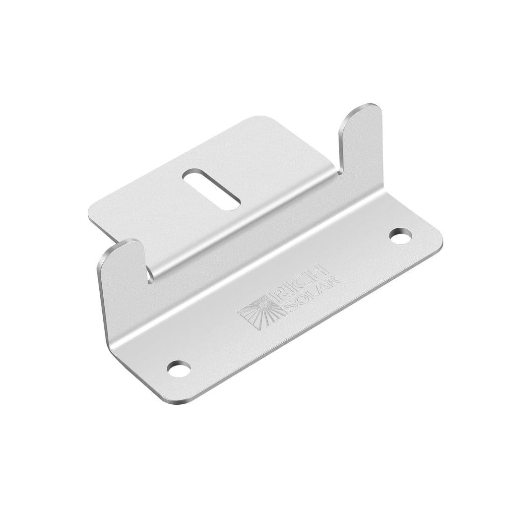 RS-ZB4C Rich Solar Mounting Hardware Z Brackets | Durable | Anodized Aluminum