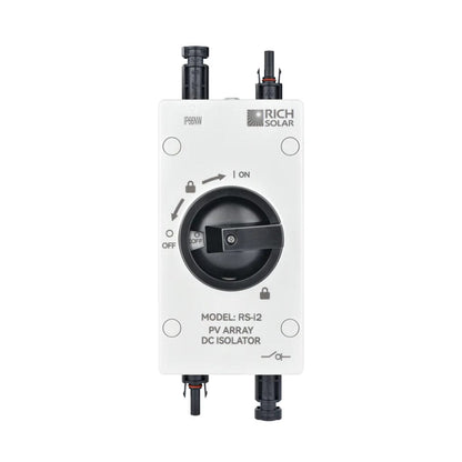 RS-i2 Rich Solar PV DC Quick Disconnect Switch RS-i2 | Waterproof | ROHS Compliant | CE Certified