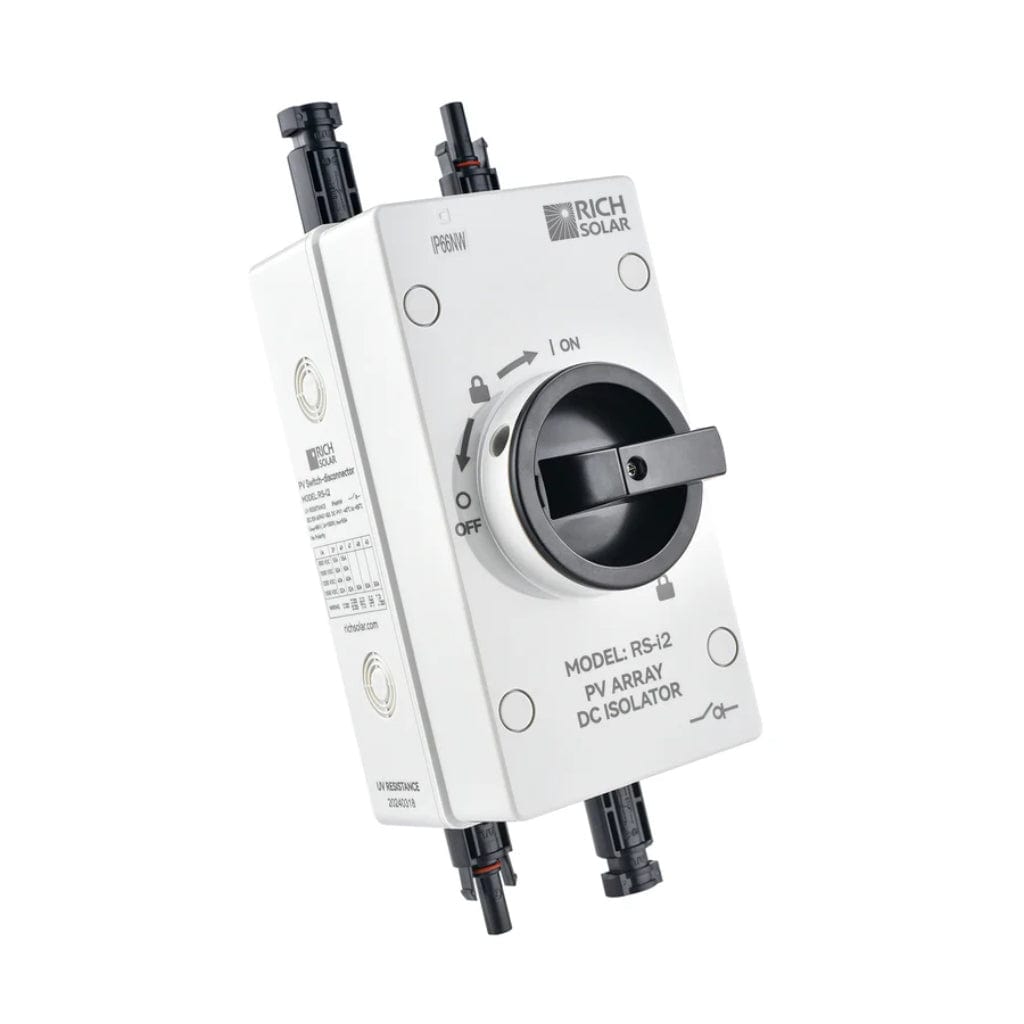 RS-i2 Rich Solar PV DC Quick Disconnect Switch RS-i2 | Waterproof | ROHS Compliant | CE Certified