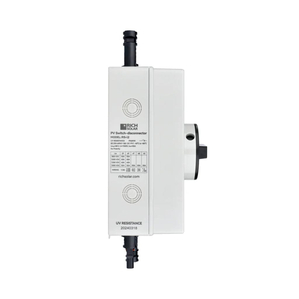 RS-i2 Rich Solar PV DC Quick Disconnect Switch RS-i2 | Waterproof | ROHS Compliant | CE Certified