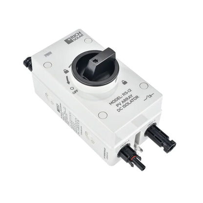 RS-i2 Rich Solar PV DC Quick Disconnect Switch RS-i2 | Waterproof | ROHS Compliant | CE Certified