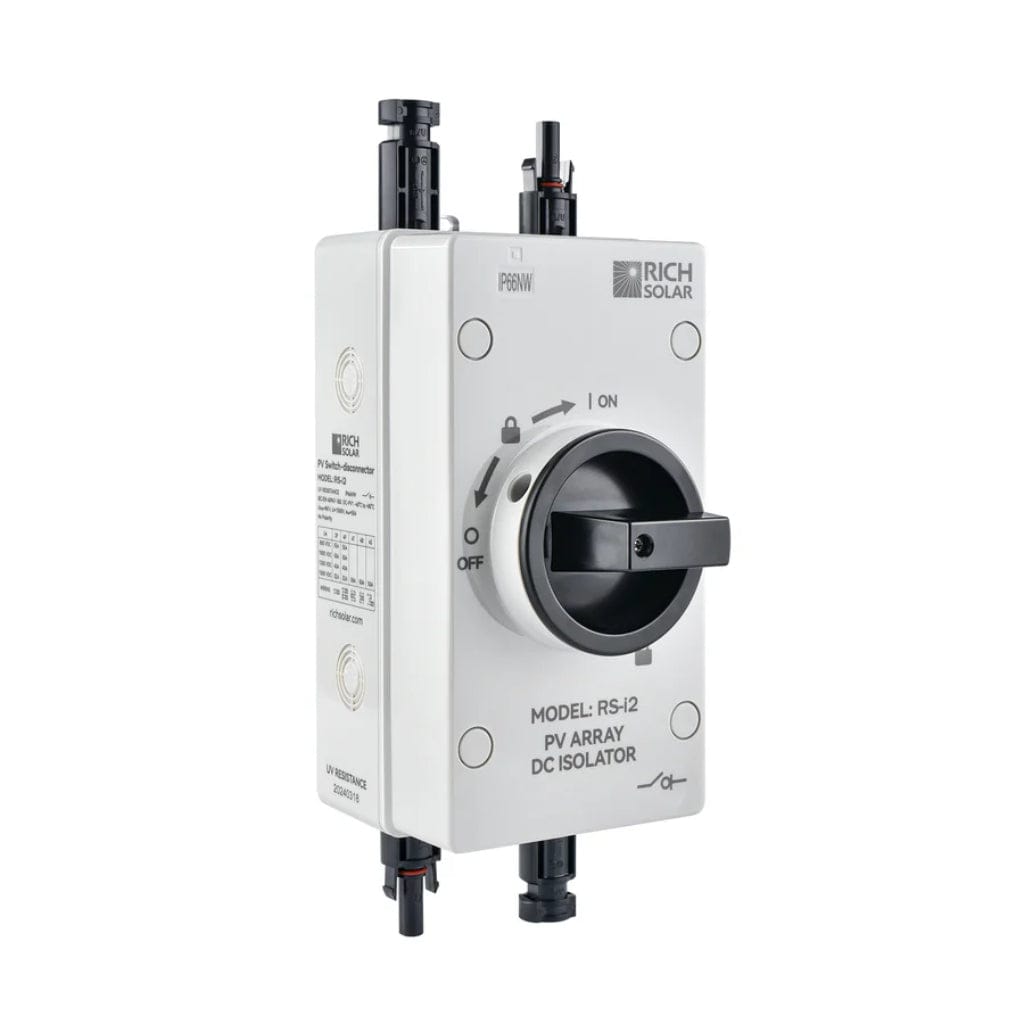 RS-i2 Rich Solar PV DC Quick Disconnect Switch RS-i2 | Waterproof | ROHS Compliant | CE Certified