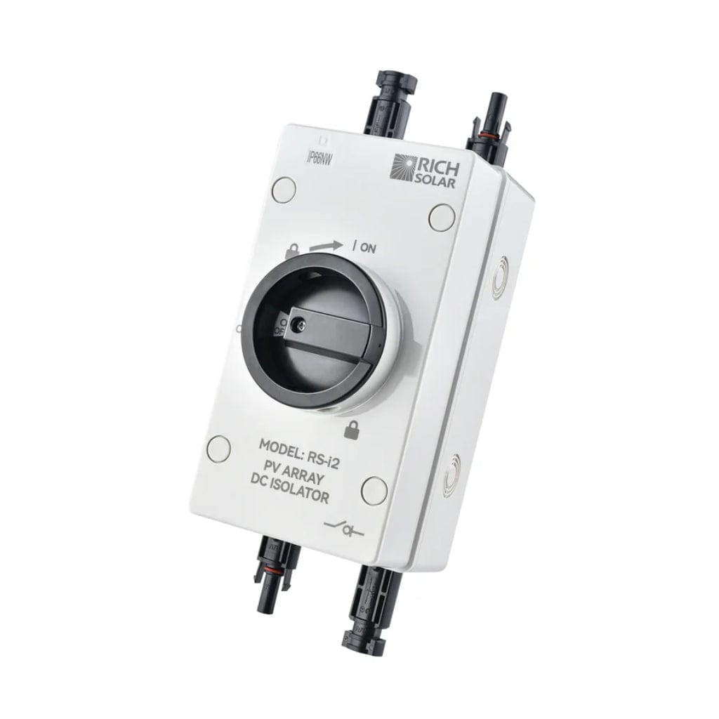 RS-i2 Rich Solar PV DC Quick Disconnect Switch RS-i2 | Waterproof | ROHS Compliant | CE Certified