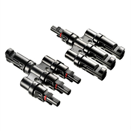 RS-T4 Rich Solar Y Branch Parallel Connectors 4 to 1 | 30A | 1000VDC | IP67  Rating