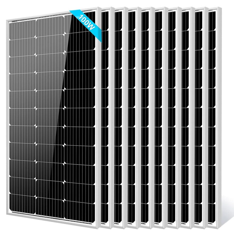 SG-2P100WM-10PCS SunGoldPower 100W Monocrystalline Solar Panel | Off-Grid | IP65 & IP67 Rated