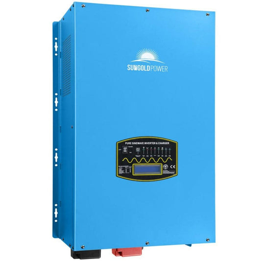 LFPV12K48V240VSP SunGoldPower 12000W 48V Split Phase Inverter Charger | Pure Sine Wave | Off-Grid | Home Backup Inverter