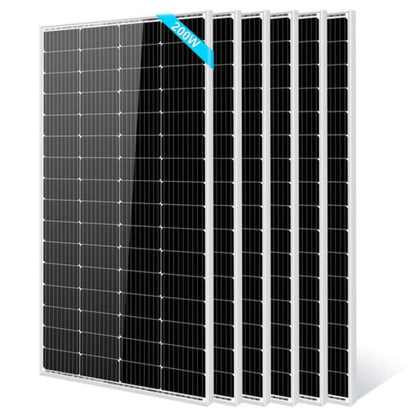 SG-2P200WM-6PCS SunGoldPower 200W Monocrystalline Solar Panel | Durable | IP65 & IP67 Rated