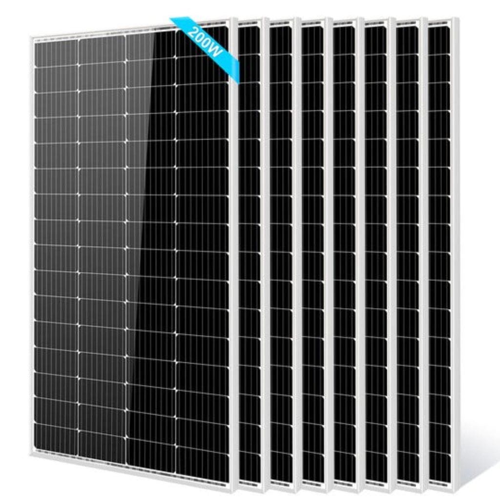 SG-2P200WM-8PCS SunGoldPower 200W Monocrystalline Solar Panel | Durable | IP65 & IP67 Rated