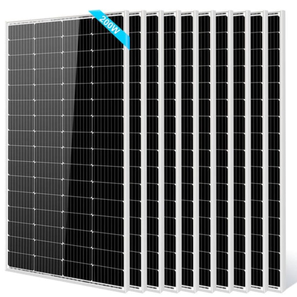 SG-2P200WM-10PCS SunGoldPower 200W Monocrystalline Solar Panel | Durable | IP65 & IP67 Rated