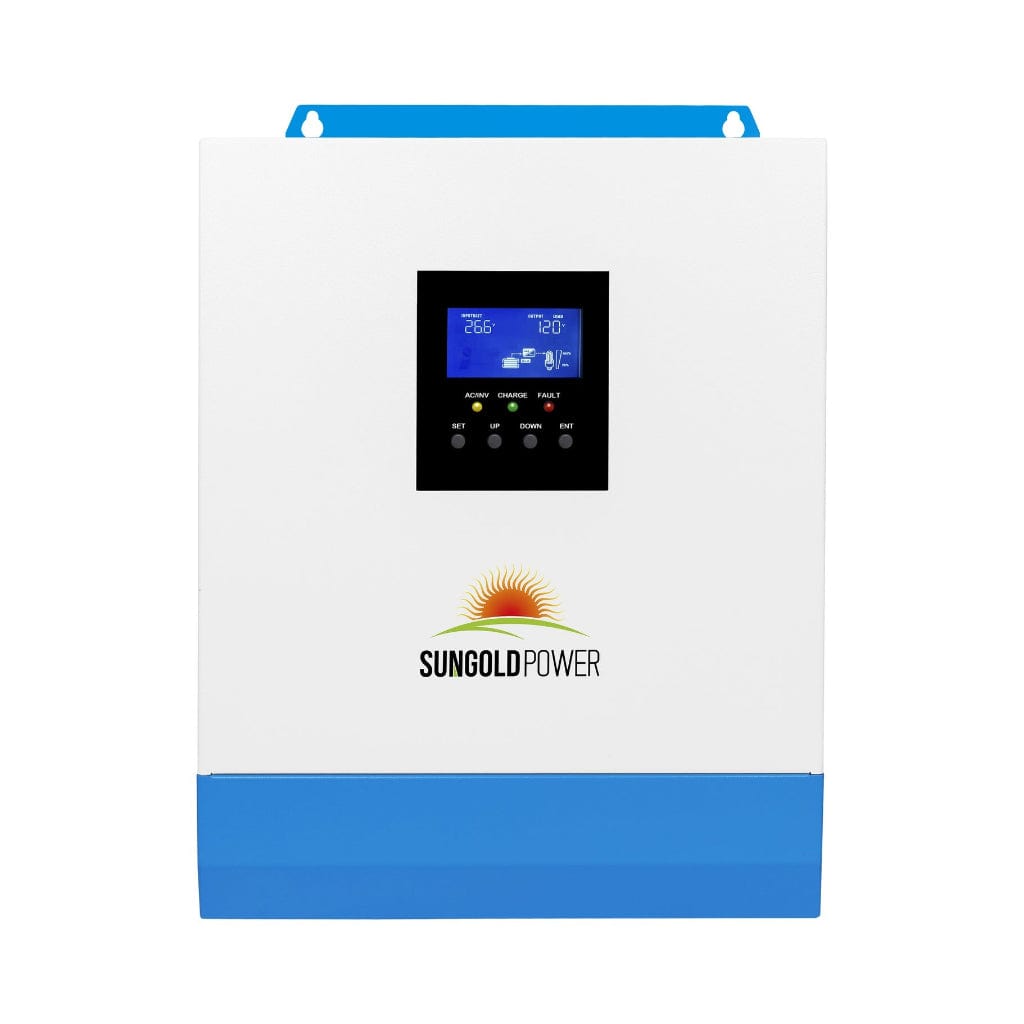 SPH302480A SunGoldPower 3000W 24V Solar Charger Inverter | Pure Sine Wave | CE & EN61000, C2 Certified | Home Backup Inverter