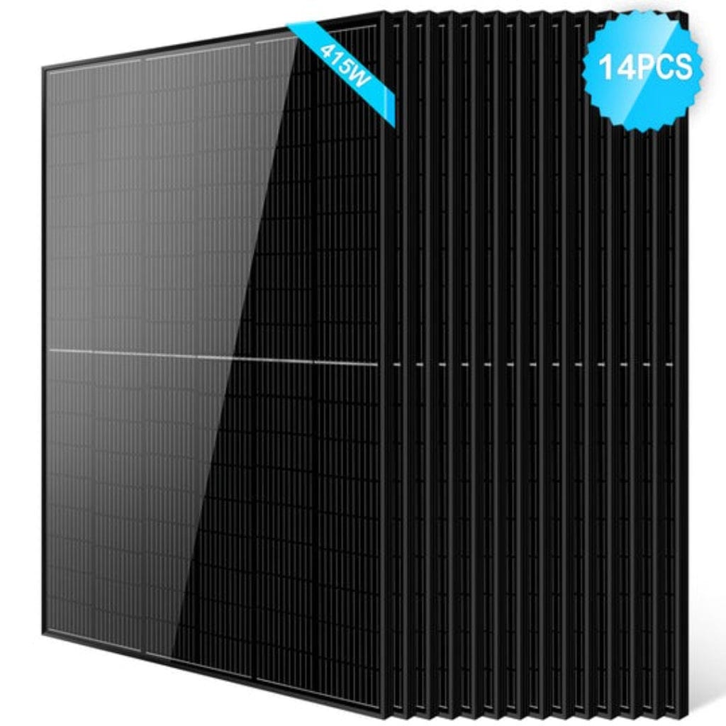 SG-415WM-14PCS SunGoldPower 415W Mono Black PERC Solar Panel | Durable | IP68 Rated