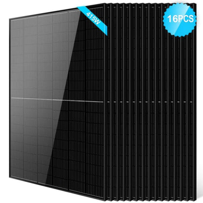 SG-415WM-16PCS SunGoldPower 415W Mono Black PERC Solar Panel | Durable | IP68 Rated