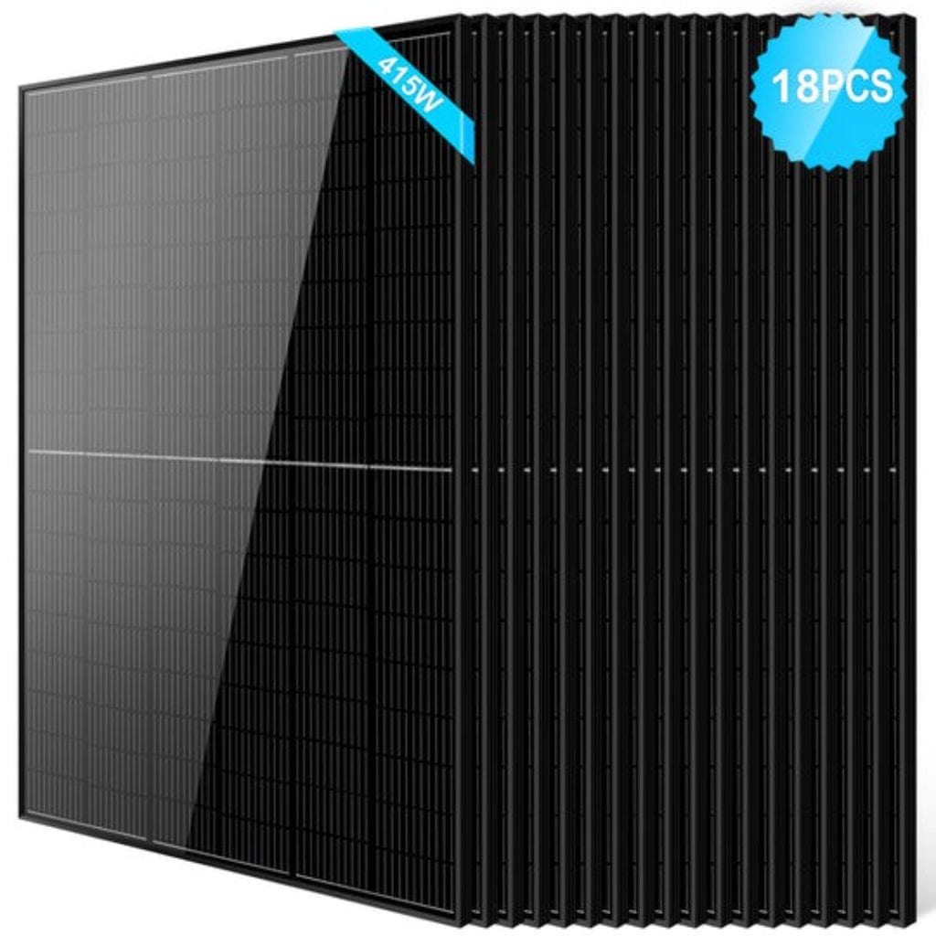 SG-415WM-18PCS SunGoldPower 415W Mono Black PERC Solar Panel | Durable | IP68 Rated