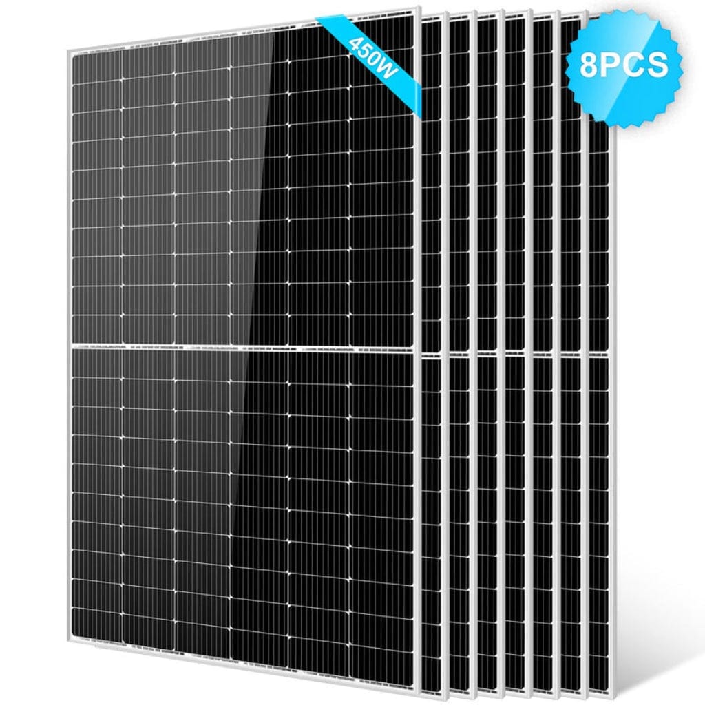 SP-450WM-8PCS SunGoldPower 450W Monocrystalline PERC Solar Panel | Off-Grid | CE Approved | IP68 Rated