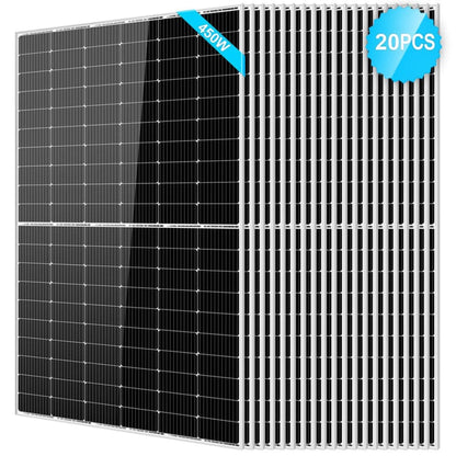 SP-450WM-20PCS SunGoldPower 450W Monocrystalline PERC Solar Panel | Off-Grid | CE Approved | IP68 Rated