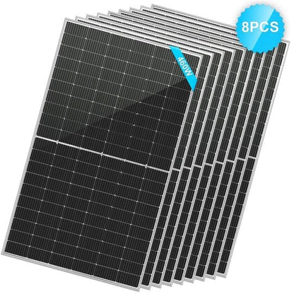 SG-460WBG-8PCS SunGoldPower 460W Bifacial PERC Solar Panel | Off-Grid | CE Approved | IP68 Rated