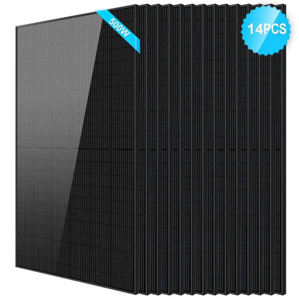 SunGoldPower 500W Mono Black PERC Solar Panel | CE & TUV Certified | IP68 Rated