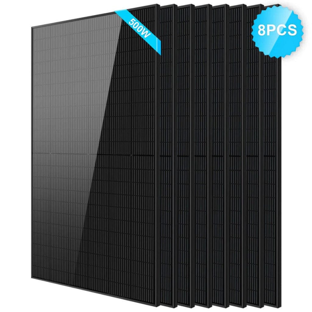 SunGoldPower 500W Mono Black PERC Solar Panel | CE & TUV Certified | IP68 Rated