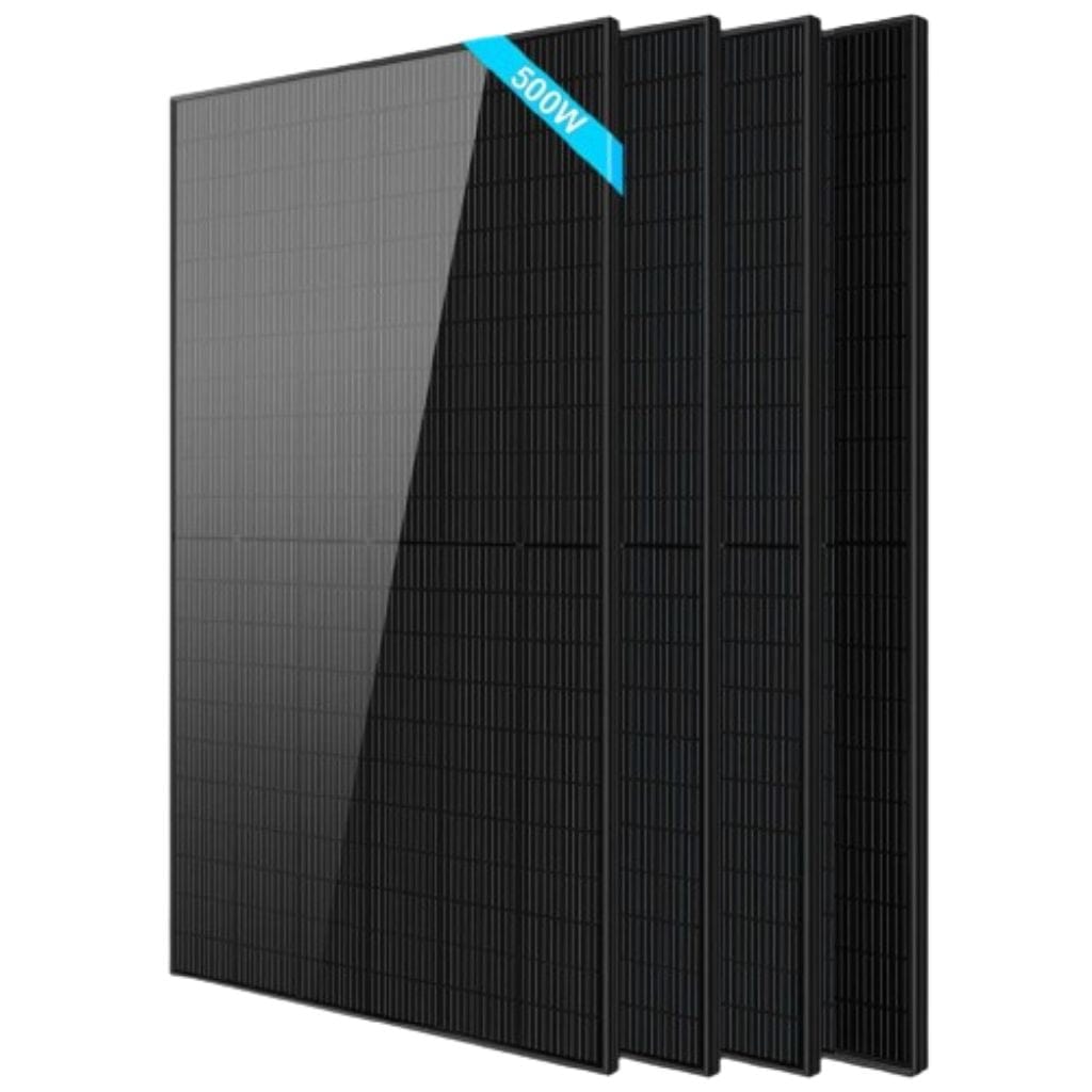 SunGoldPower 500W Mono Black PERC Solar Panel | CE & TUV Certified | IP68 Rated