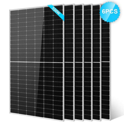 SG-550WM-6PCS SunGoldPower 550W Monocrystalline PERC Solar Panel | Off-Grid | CE Approved | IP68 Rated