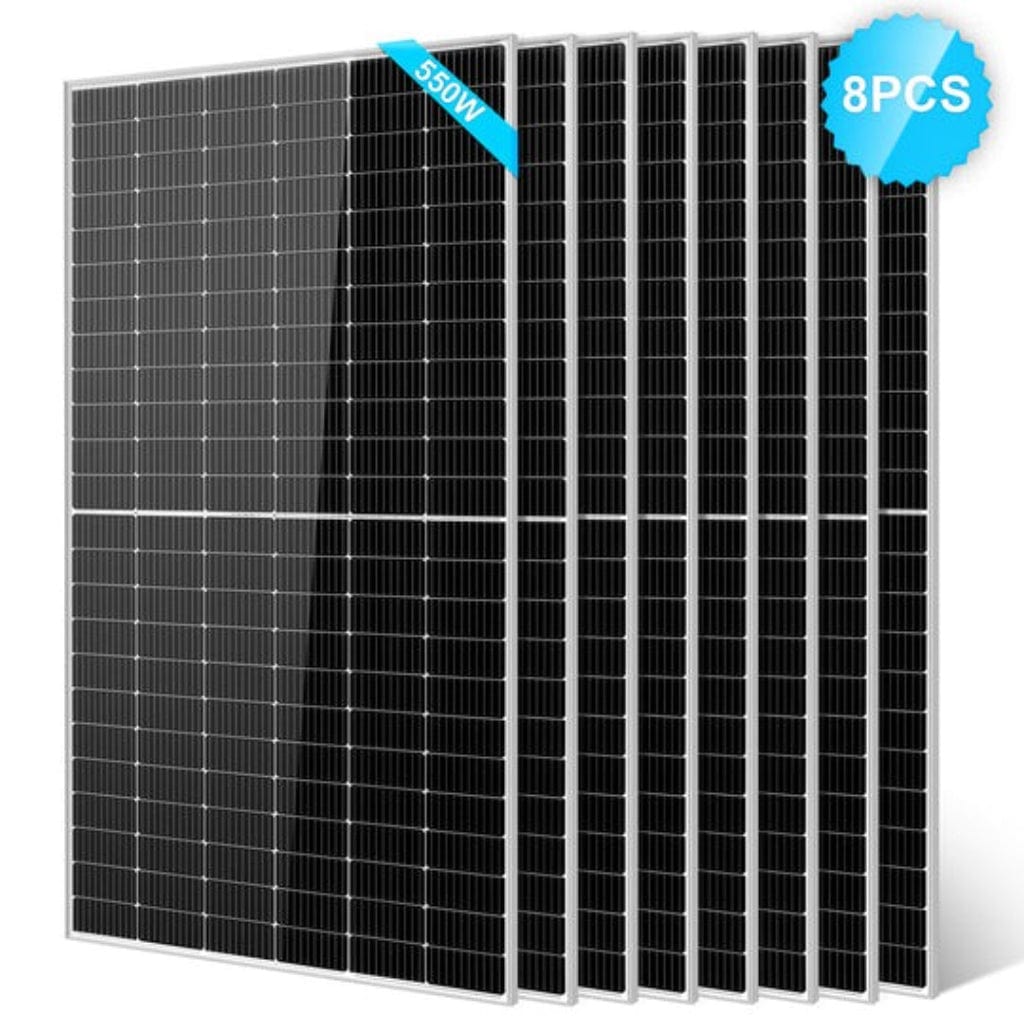 SG-550WM-8PCS SunGoldPower 550W Monocrystalline PERC Solar Panel | Off-Grid | CE Approved | IP68 Rated