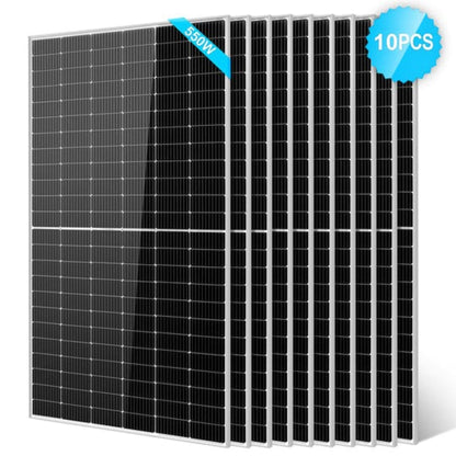 SG-550WM-10PCS SunGoldPower 550W Monocrystalline PERC Solar Panel | Off-Grid | CE Approved | IP68 Rated