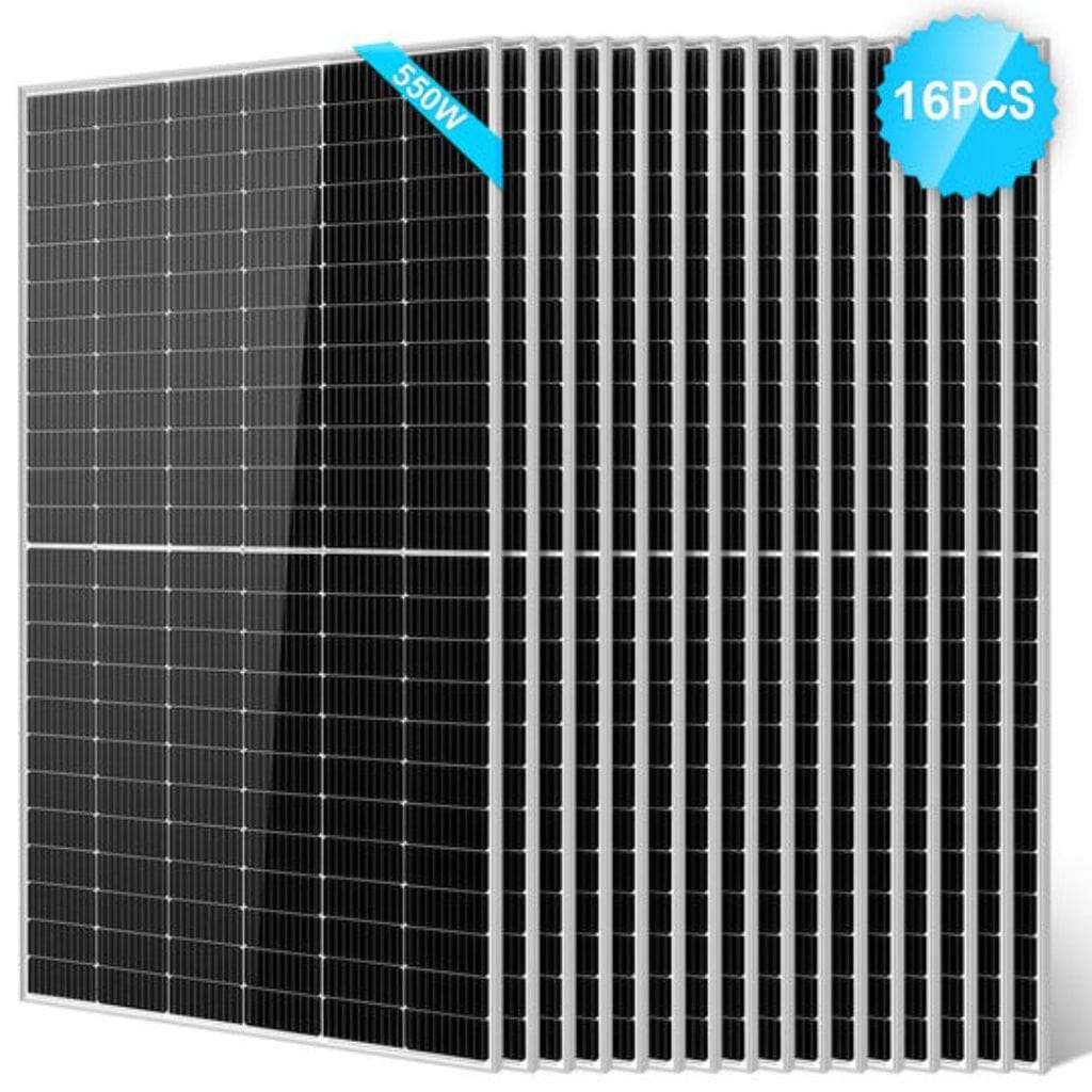 SG-550WM-16PCS SunGoldPower 550W Monocrystalline PERC Solar Panel | Off-Grid | CE Approved | IP68 Rated