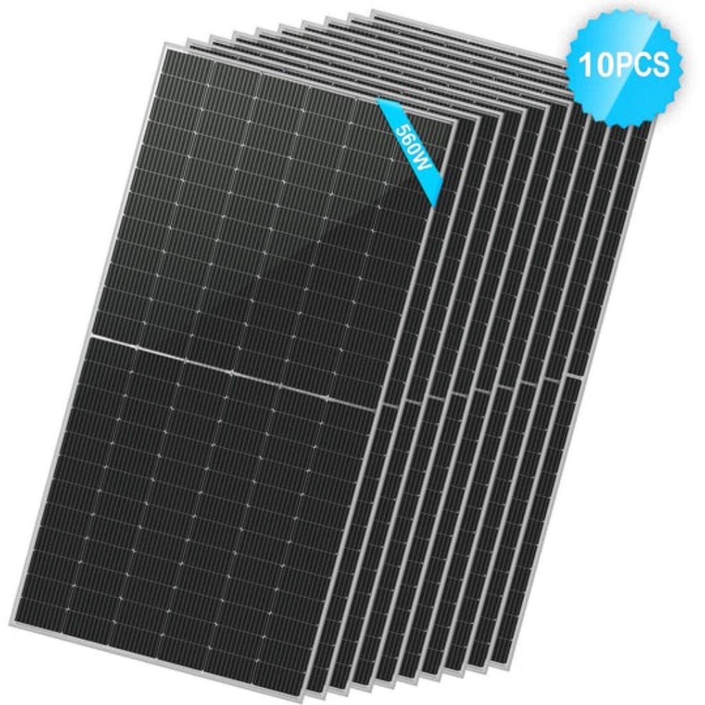 SG-560WBG-10PCS SunGoldPower 560W Monocrystalline Bifacial PERC Solar Panel | CE Approved | IP68 Rated