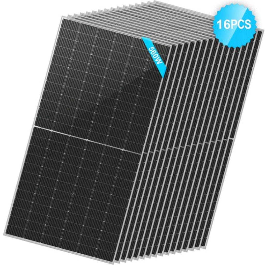 SG-560WBG-16PCS SunGoldPower 560W Monocrystalline Bifacial PERC Solar Panel | CE Approved | IP68 Rated