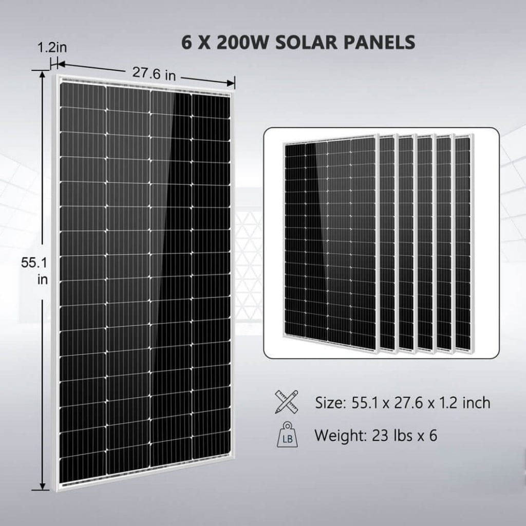 SGM-5K5E SunGoldPower SGM-5K5E Off-Grid Wall Mounted Solar Kit with 5.12kWh Powerwall Lithium Battery and 5000W Solar Inverter | 1200W Solar Panel | 48VDC | 120VAC