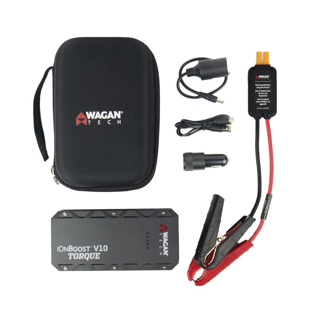 7507 Wagan Tech iOnBoost V10 Torque Power Bank with Jump Starter | 45Wh | CE, RoHS, FCC Certified