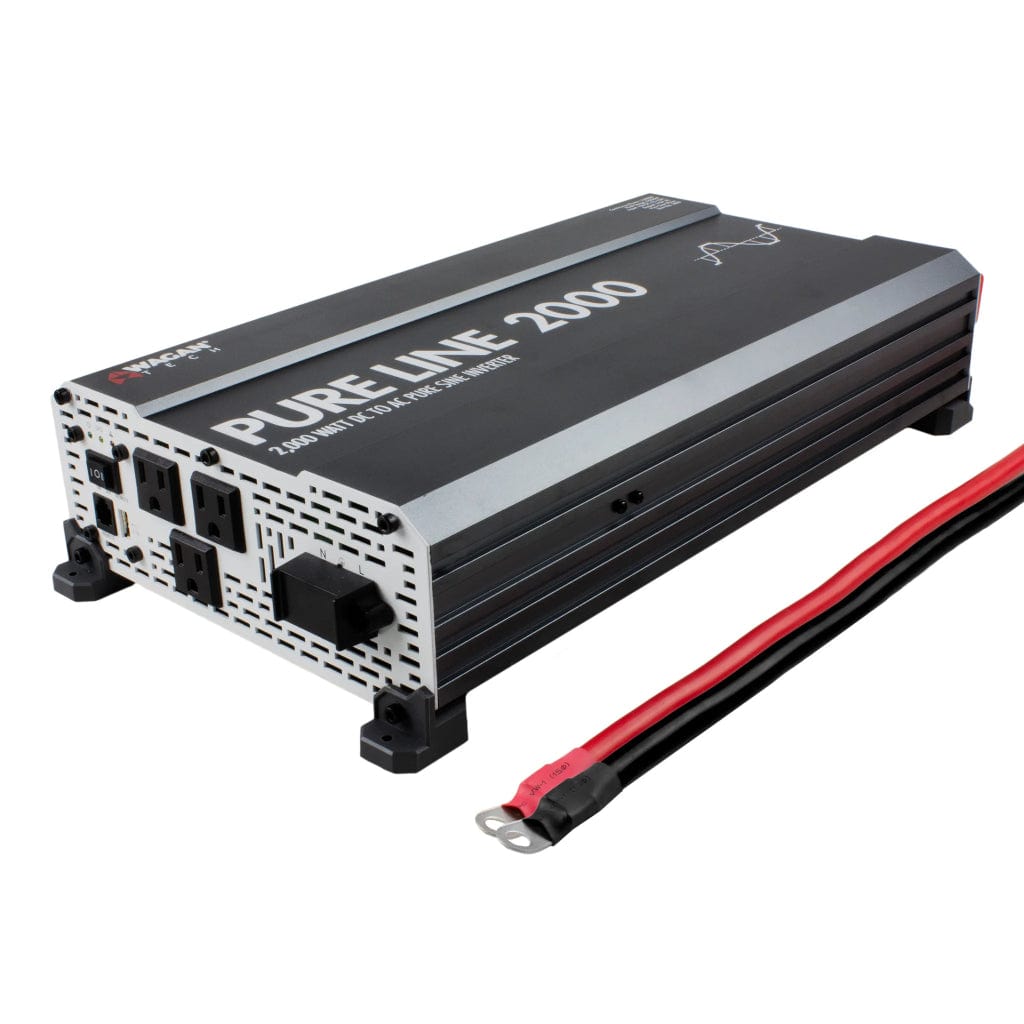 3808 Wagan Tech Pure Line 2000W Pure Sine Wave Inverter | ETL Certified | RoHS Compliant | CE Approved