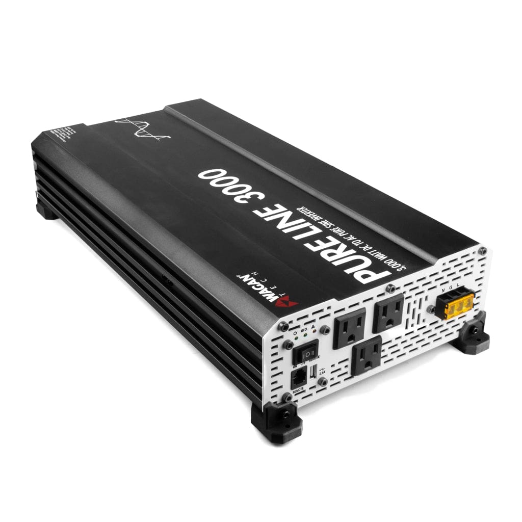 3810 Wagan Tech Pure Line 3000W Pure Sine Wave Inverter | ETL Certified | RoHS Compliant | CE Approved