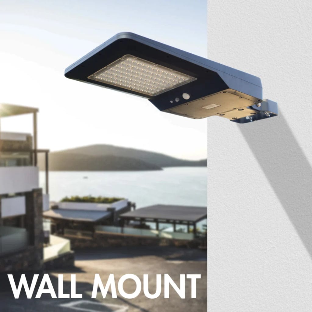 8592 Wagan Tech Solar + LED Flood Light 4800 with Remote | IP65 Rated | CE, RoHS, BSCI Certified