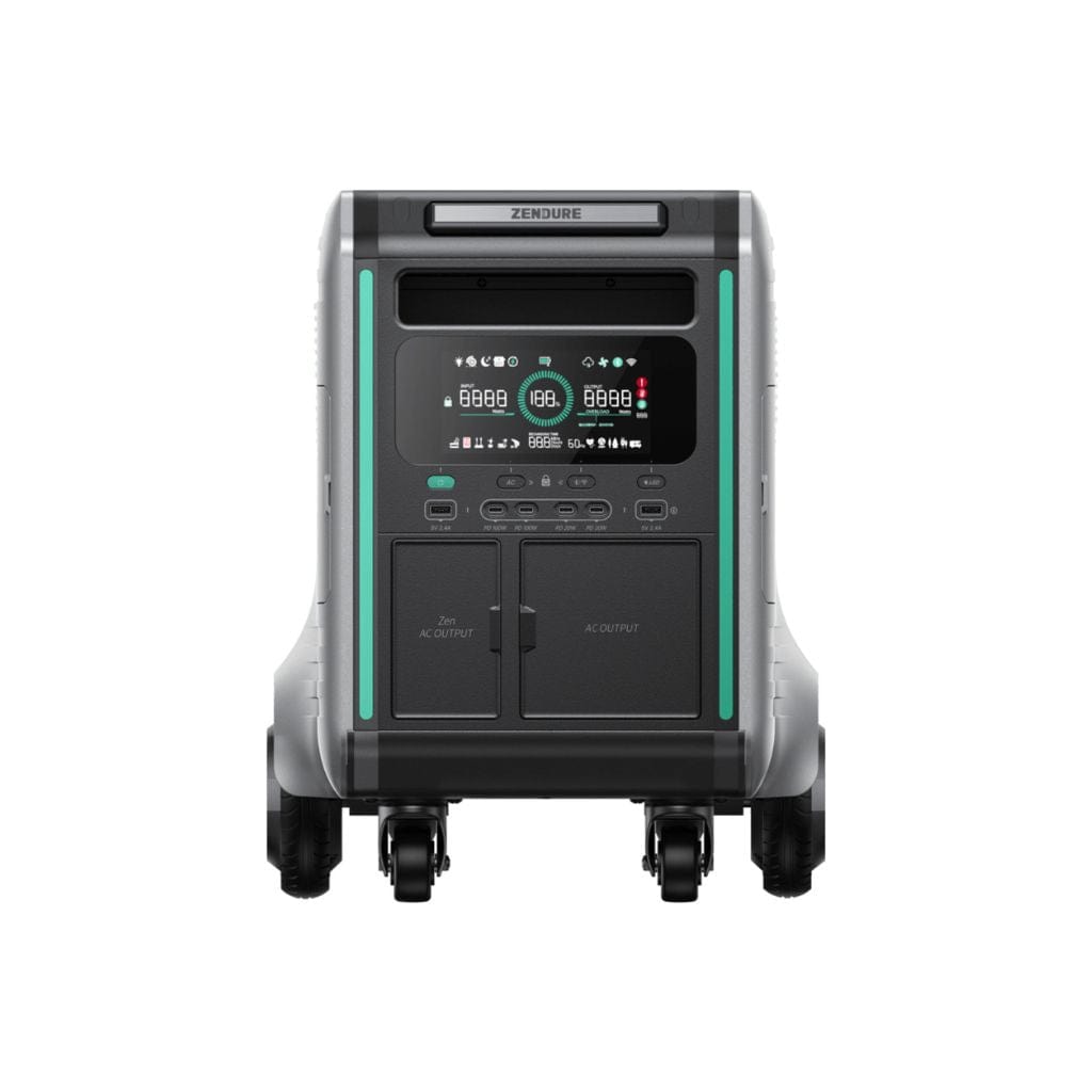 ZDSBV4600-gy-us Zendure SuperBase V4600 Solar Generator | 4.608kWh | Dual Voltage | Portable Power Station