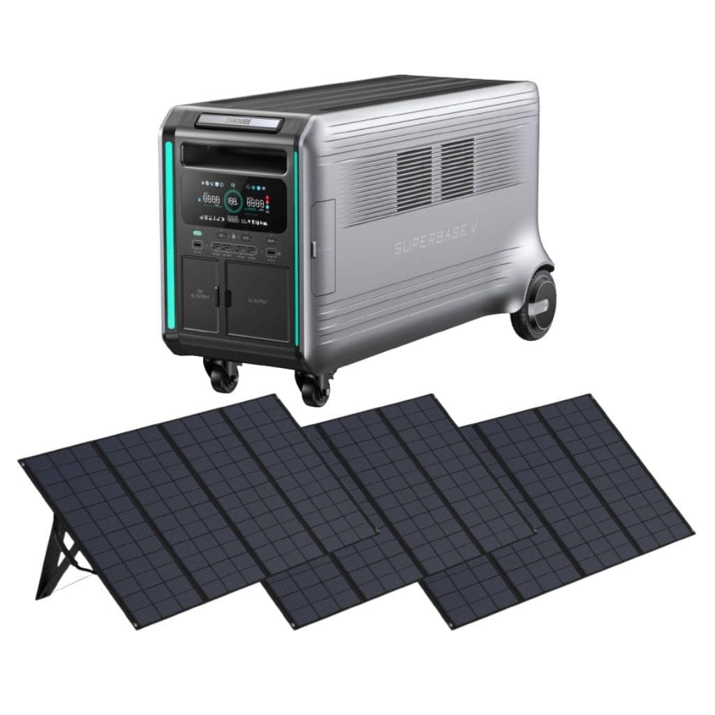 ZDSBV4600-gy-us Zendure SuperBase V4600 Solar Generator [Build Your Custom Bundle] | 200W / 400W Solar Panel | Expansion Battery | Solar Generator Kit