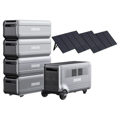 ZDSBV4600-gy-us Zendure SuperBase V4600 Solar Generator [Build Your Custom Bundle] | 200W / 400W Solar Panel | Expansion Battery | Solar Generator Kit