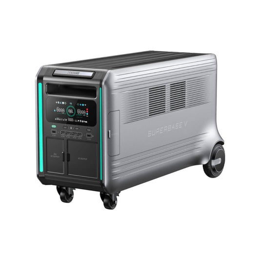 ZDSBV6400-gy-us Zendure SuperBase V6400 Solar Generator | 6.438kWh | Dual Voltage | Portable Power Station