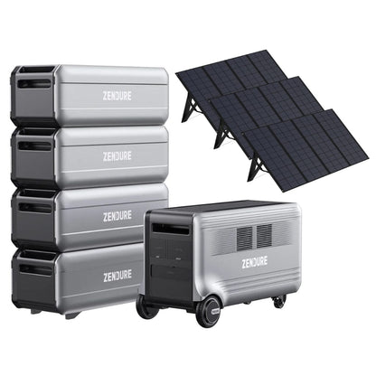 ZDSBV6400-gy-us Zendure SuperBase V6400 Solar Generator [Build Your Custom Bundle] | 400W Solar Panel | Expansion Battery | Solar Generator Kit